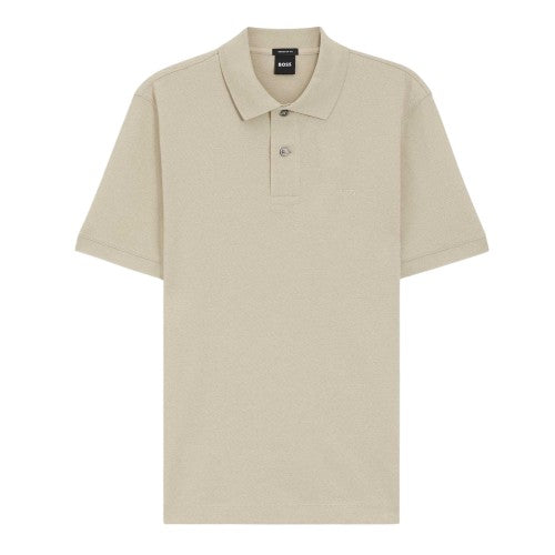 Front - Boss Mens Pallas Embroidered Logo Cotton Polo Shirt