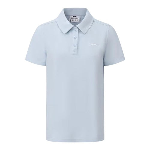Front - Slazenger Womens/Ladies Logo Polycotton Polo Shirt