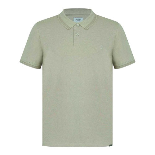Front - Firetrap Mens Lazer Logo Cotton Polo Shirt