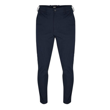 Front - Boss Mens Kane Straight Leg Trousers