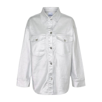 Front - Vero Moda Womens/Ladies Riva Drop Shoulder Oversized Shirt