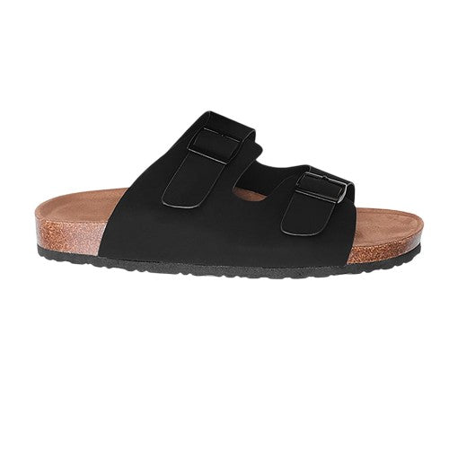 Front - Where´s That From Womens/Ladies Willow Adjustable Strap Flatform Slides