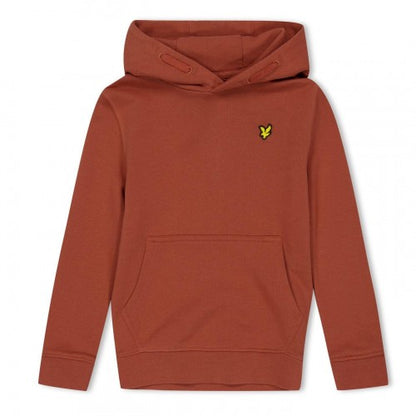 Front - Lyle & Scott Childrens/Kids Logo Drawstring Hoodie