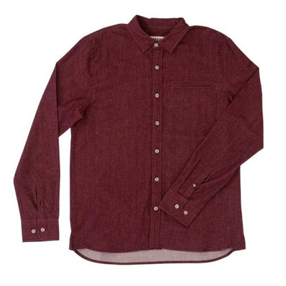 Front - Roamers Mens Willow Collared Long-Sleeved Shirt
