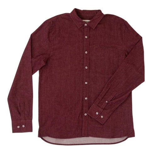 Front - Roamers Mens Willow Collared Long-Sleeved Shirt