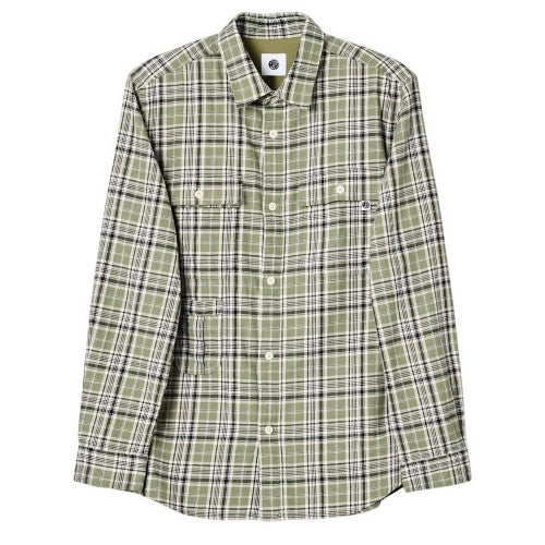 Front - Pretty Green Mens Thornley Checked Long-Sleeved Shirt