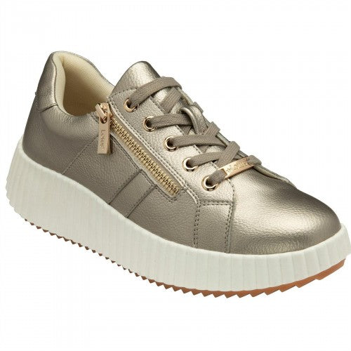 Front - Lotus Shoes Womens/Ladies Kora Leather Trainers