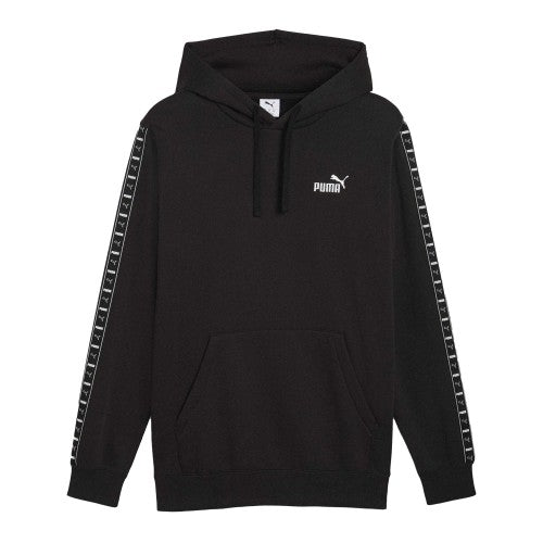 Front - Puma Mens Fleece Branded Tape Hoodie