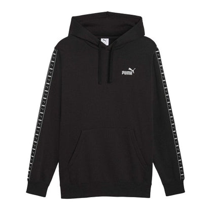 Front - Puma Mens Fleece Branded Tape Hoodie