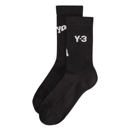 Front - Y-3 Unisex Adult Crew Socks