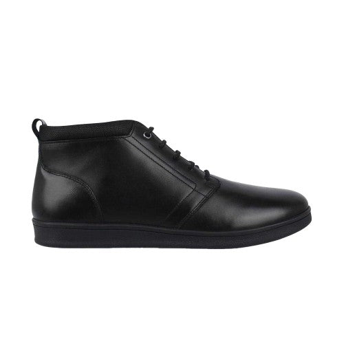 Front - Firetrap Mens Elgan Leather Flat Boots