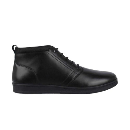 Front - Firetrap Mens Elgan Leather Flat Boots