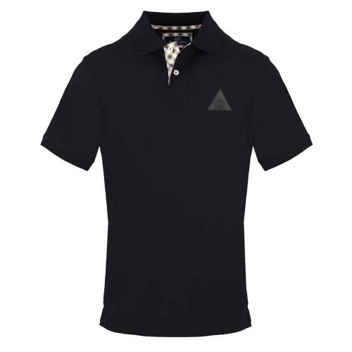 Front - Aquascutum Mens Collared Short-Sleeved Polo Shirt