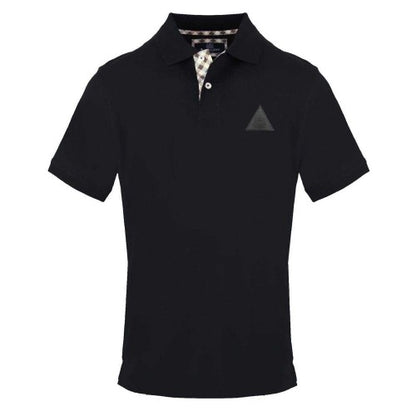 Front - Aquascutum Mens Collared Short-Sleeved Polo Shirt