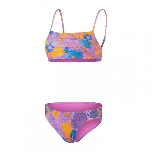 Front - Speedo Womens/Ladies Floral Pattern Bikini Set