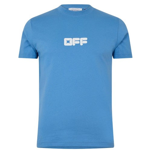 Front - Off White Mens Cotton Slim T-Shirt