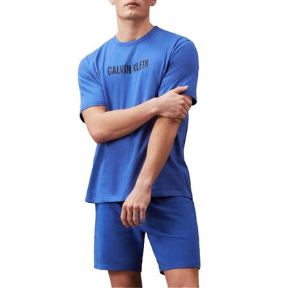 Front - Calvin Klein Mens Logo Lounge T-Shirt
