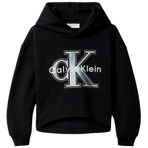 Front - Calvin Klein Childrens/Kids Big Logo Hoodie