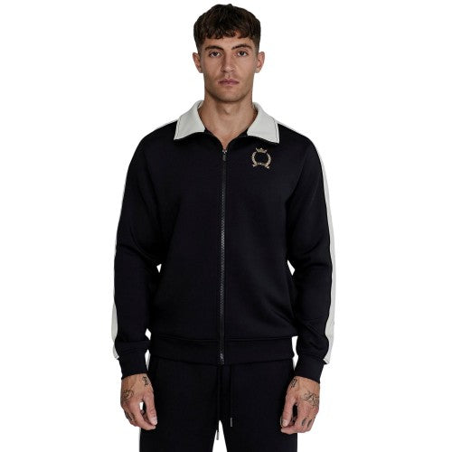 Front - SikSilk Mens Crest Long-Sleeved Track Jacket