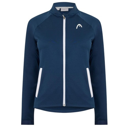 Front - Head Womens/Ladies Logo Full Zip Raglan Track Jacket
