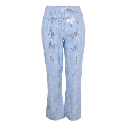 Front - AmyLynn Womens/Ladies Embellished 5 Pockets Jeans