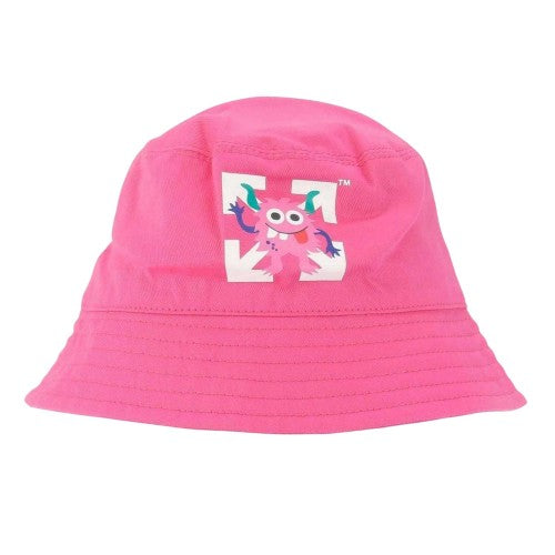 Front - Off White Canvas Bucket Hat