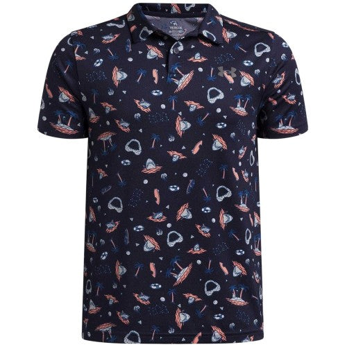 Front - Under Armour Childrens/Kids Matchply Polo Shirt