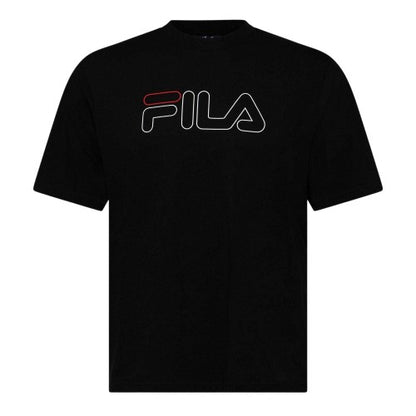 Front - Fila Mens Harrison Logo Cotton T-Shirt