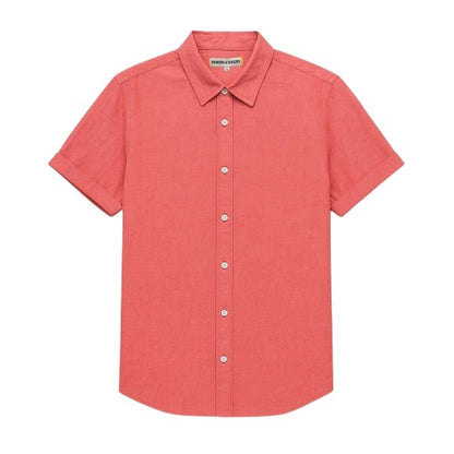 Front - Roamers Mens Plain Collared Shirt