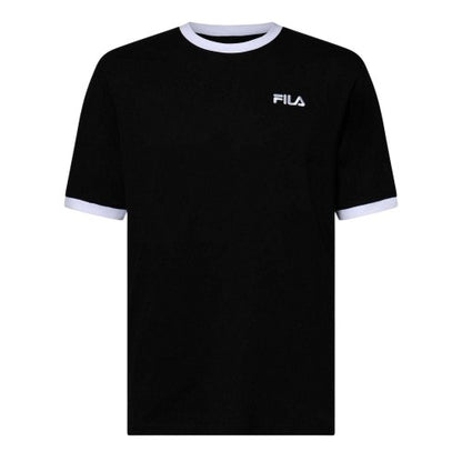 Front - Fila Mens Aster Logo Cotton T-Shirt