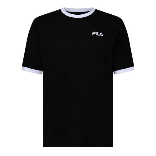 Front - Fila Mens Aster Logo Cotton T-Shirt