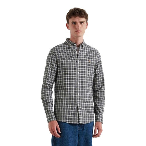 Front - Farah Mens Milners Checked Shirt