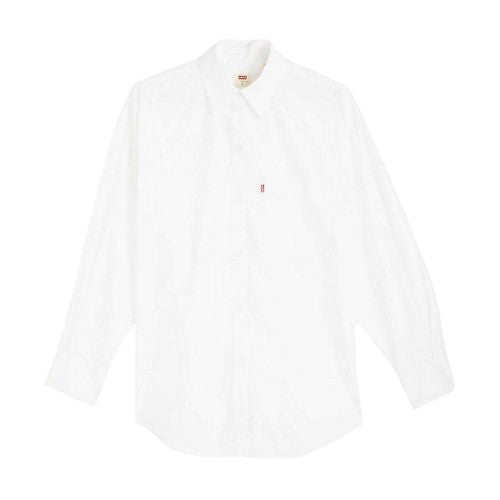 Front - Levis Womens/Ladies Nola Logo Oversized Long-Sleeved Shirt