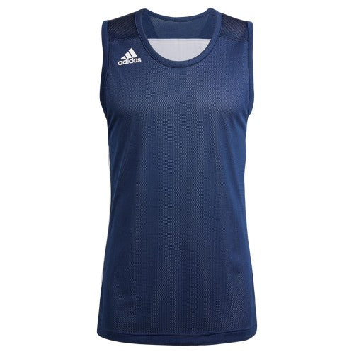 Front - Adidas Mens Speed Reversible Sleeveless Basketball Jersey