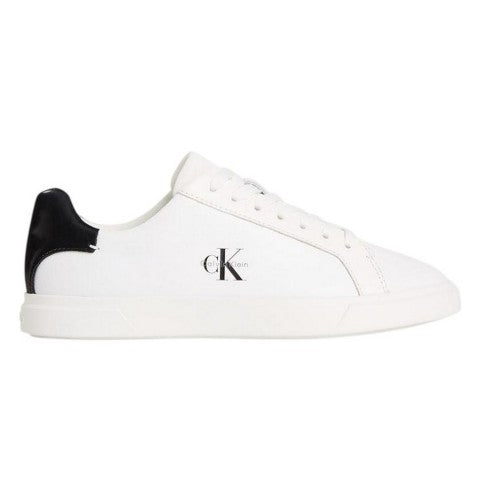 Front - Calvin Klein Womens/Ladies Leather Low Trainers
