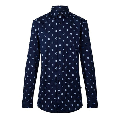 Front - Ted Baker Mens Ditsy Floral Long-Sleeved Shirt