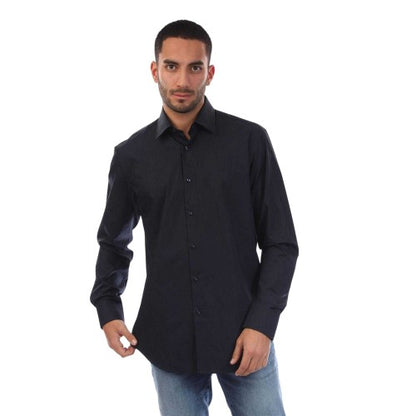 Front - Boss Mens Joe Cotton Kent Collar Shirt