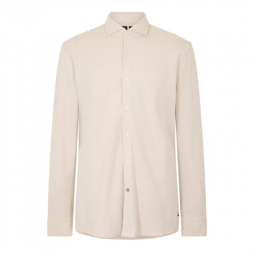 Front - Boss Mens Hank Oxford Spread Collar Shirt