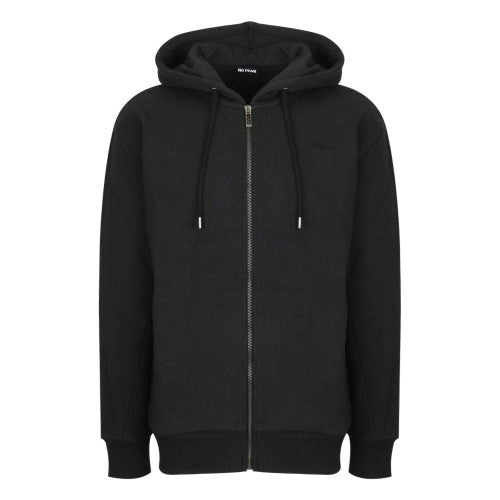 Front - No Fear Mens Plain Full Zip Hoodie