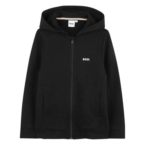 Front - Boss Childrens/Kids Logo Full Zip Hoodie