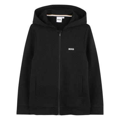 Front - Boss Childrens/Kids Logo Full Zip Hoodie