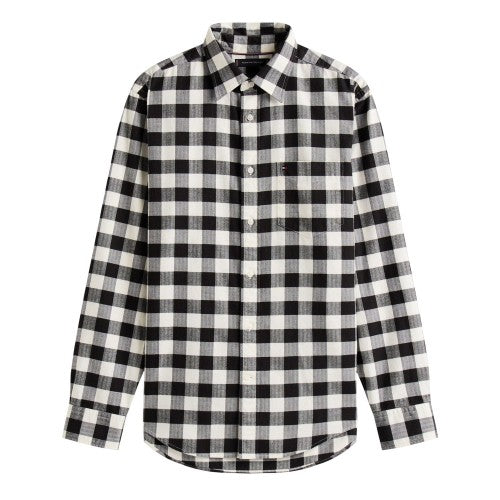 Front - Tommy Hilfiger Mens Buffalo Check Long-Sleeved Shirt