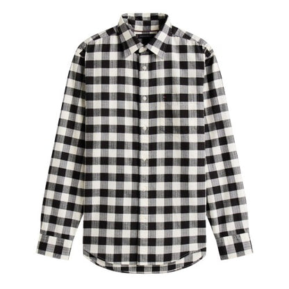 Front - Tommy Hilfiger Mens Buffalo Check Long-Sleeved Shirt