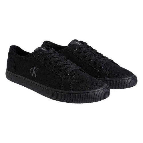Front - Calvin Klein Mens Classic Canvas Trainers