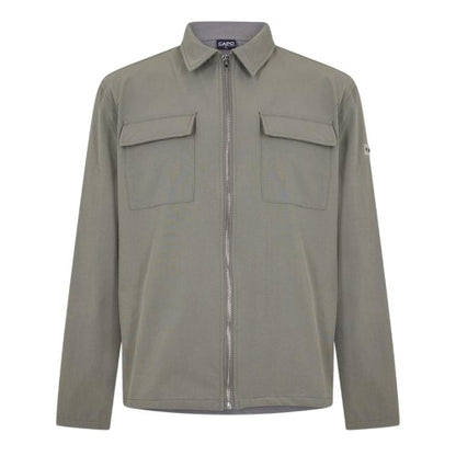 Front - Capo Mens Double Pocket Utility Jacket