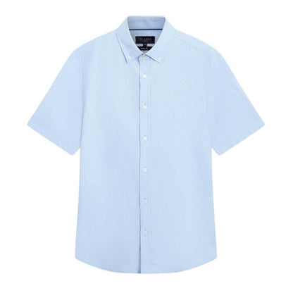 Front - Ted Baker Mens Oxford Regular Short-Sleeved Shirt