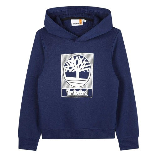 Front - Timberland Childrens/Kids Box Logo Hoodie