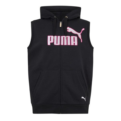 Front - Puma Mens Logo Sleeveless Jacket