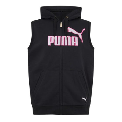Front - Puma Mens Logo Sleeveless Jacket