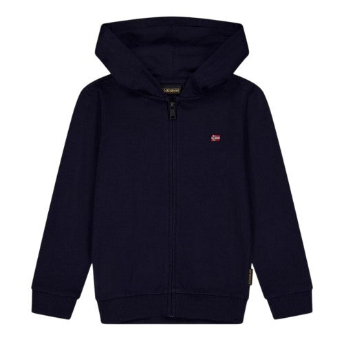 Front - Napapijri Childrens/Kids Full Zip Hoodie
